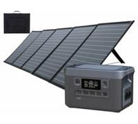 Kit batterie / convertisseur solaire 1920 Wh / 2400 W avec panneau pliant 200W Revolt