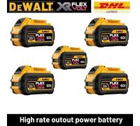 Kit batterie et chargeur DeWalt 20V MAX 5Ah d'origine, DCD805 Perceuse à percussion sans fil DeWalt 20V Batterie 6.0Ah 9.0Ah 2pcs 6.0Ah-charger