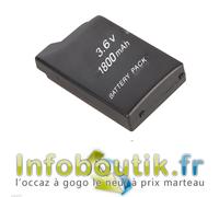 Kit Batterie rechargeable 2400mAh pour PSP 2004 ou 3004, 3600mAh pour PSP 1004