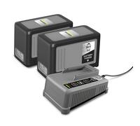 Kit Batteries + chargeur KÄRCHER - 2 * 36 V/7,5 - 2.445-070.0