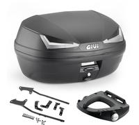 Kit Bauletto E455NT GIVI + Supports Yamaha MT-09 2013-2016 45LT Noir MONOLOCK