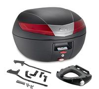 Kit Bauletto V40N GIVI + Supports Honda NC 750 X 2024 2025 2026 Noir 40LT