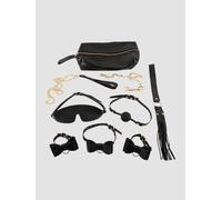 Kit BDSM similicuir Bow Tie 7 pièces