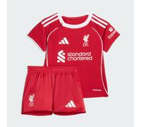 Adidas Liverpool Fc 25/26 Baby Home Short Sleeve Junior Set Rouge 12-18 Months Enfants