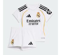 Kit bébés Domicile Real Madrid 25/26 Enfants White 9-12M