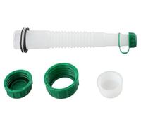 Kit bec verseur et bouchon flexibles for bidons de mélange de carburant Rubbermaid 1 L, bec verseur de rechange en plastique ABS for le ravitaillement des équipements de jardinage.