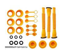Kit Bec Verseur pour Bidons - Buse Souple De Transvasement | Avec Bouchon de Ventilation et Joint en Caoutchouc pour Camping Moto Atelier Quad
