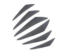 Kit Becquet de Spoiler Auto,Kit de 6 Bandes décoratives extérieures anticollision,Bande de Protection de Pare-Chocs pour Voiture | pour berline, SUV, Camion, Pick-up et Autres