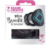 Kit Bijoux A Broder Pu Aspect Cuir Noir 04