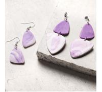 Kit Bijoux - Creativ Company - Boucles d'oreille marbrées - Adulte - Synthétique - Femme