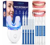 Kit Blanchiment Dentaire Professionnel,5 blanchisseur de dents,3 Pièce stylos de Blanchiment Dents,Élimine les Taches Profondes,Élimine les Taches de Café,Thé,Vin,Pour un Sourire Éclatant