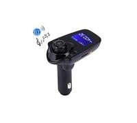 Kit bluetooth voiture t11 fm transmetteur lecteur mp3 avec affichage led support double usb charge & mains libres & tf carte & u disque musique