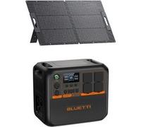 BLUETTI AC200PL Générateur Électrique avec Panneau Solaire PV120S, 2304Wh Batterie LiFePO4 de Secours, 4 Sorties CA 2400W (3600W Pic), AC200MAX,AC200L version améliorée Gris