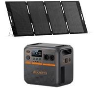 Kit BLUETTI Premium 200 V2(AC270P) Station électrique professionnelle avec Panneau Solaire 200W, 2073.6Wh, générateur solaire 4 *AC 2700W Noir