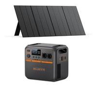 Kit BLUETTI Premium 200 V2(AC270P) Station électrique professionnelle avec Panneau Solaire 350W, 2073.6Wh, générateur solaire 4 *AC 2700W Noir