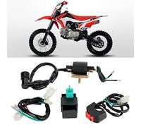 kit bobine allumage dirt 125 Faisceau de Câbles de Démarrage Complet en Matériau ABS de Haute qualité, Démarrage du Moteur pour Vélo Tout-terrain PITPRO