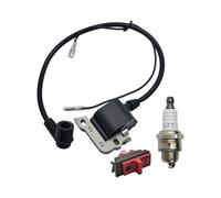 Kit Bobine d'allumage, Coupe-Circuit et Bougie d'allumage Compatible avec Les tronçonneuses 50, 51, 55, 268, 272, 266, 261, 262, 61, 254 et 257