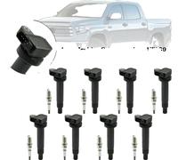 Kit bobine d'allumage et bougie d'allumage, ajustement parfait, construction métallique durable, remplacement direct