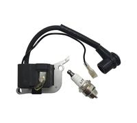 Kit Bobine d'allumage et Bougie d'allumage Compatible avec la tronçonneuse CS4200 CS-4200 (référence OEM 15662660630)