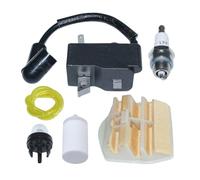 Kit Bobine d'allumage, Filtre à et Carburant Compatible avec Les tronçonneuses 445, 450, 450E, 2245 2250 (références : 573935701, 504571401 544080803)