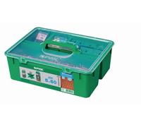 Kit Bois Éxotique SPAX - 5x60 Inox A2 - 850 Vis + 1 Foret + 12 Espaceurs + 5