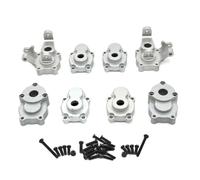 Kit Boîtier Engrenage pour Absima Cr1.8 pour Yucatan Cr3.4 pour Sherpa 1/8 | Logement engrenage portal métal pour protection essieu RC crawler composant fiabilité transmission Pièces