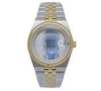Kit Boîtier Montre 39.5mm Bracelet Intégré, Mouvement NH35 NH36 Saphir Pièces Mod pour Rolex Datejust/Royal Oak/Tissot PRX