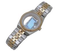 Kit Boîtier Montre 39.5mm Bracelet Intégré, Mouvement NH35 NH36 Saphir Pièces Mod pour Rolex Datejust/Royal Oak/Tissot PRX