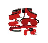 Kit Bondage Rouge & Noir 6 Pièces