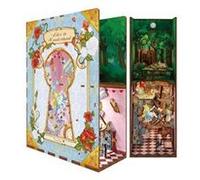 Kit "Book Nook" Alice au pays des merveilles avec éclairage Led Intégrée G