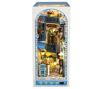 Kit Book Nook - Maison de - Kit Miniature - Brise de mer - Décoration de bibliothèque décorative - Scènes Miniatures - Serre-Livres composés créatifs pour Les Amateurs de Livres