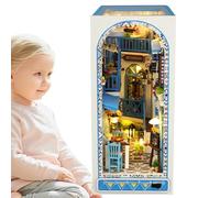 Kit booknooks for Adultes - Puzzle en Bois 3D Livre Nook Miniature Marine Brise, créatif à Assembler, scènes décoratives réalistes, arrêts artistiques | NOOT DE Livre DE pour Les Ensembles, Ho