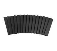 Kit Bordures Mâles pour Dalles de Sol Garage-VEVOR-Modulaires et Emboîtables, en PP-Antidérapantes-Noir-Lot de 15