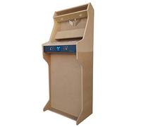 Kit borne d'arcade + Socle 19" TALENTEC en Bois MDF + méthacrylate Acrylique pour Machine d'arcade DIY. Trous de 28 mm pour joysticks et Boutons.