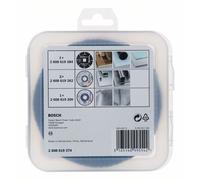 KIT BOSCH X-LOCK 125 mm (5 pièces) ; 3x découpe, 1x découpe lamelle, 1x CMW 2608619374