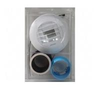 Kit bouche d'extraction hygroréglable - ATLANTIC - BHB 5/40 - Ø80 - Blanc - Accessoires de salle de bain