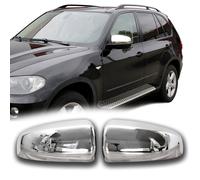 Kit bouchons de rétroviseurs en acier inoxydable V2A adaptés pour BMW X5 E70 ...