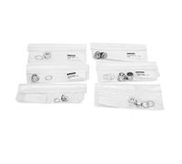 Kit Bouchons Robuschi surpresseur à lobes, g. RBS, t. 15-25: Bouchon T9 G 3/8", Bouchon TC3 G 1/2", Bouchon TC2 G 3/8", Bouchon TSC2G 3/8", Bouchon de niv. d'huile G 1/2", Bouchon TCE1G 1/4" - 1 boîte