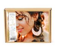 Kit Bijou Macramé - GRAINE CREATIVE ON A TOUS DU TALENT - Boucles d'oreilles - Blanc - Clip - Synthétique