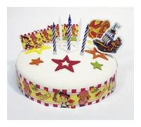 Kit Bougies et décorations pour gâteau Jake et les Pirates du Pays imaginaire Disney G