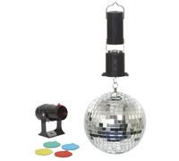 Kit Boule à Facettes 15cm avec Moteur et Éclairage - Cheetah G007BA