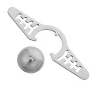 Kit Boule Refroidissante Café en Acier Inoxydable, Support Suspendu | Finition Polie et Surface Lisse, Usage pour Café Glacé, Espresso et Infusion à Froid