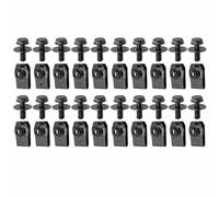 Kit Boulons Carénage Compatible Avec Infiniti Pour G37 Pour G37X 2008-2014 10 Pièces Boulons Carrosserie Voiture Clips D'écrou En U M6 Garde Garde-boue Doublure Retenue Fixation Rivet Vis