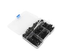 Kit Boulons Carénage Kit De Fixation De Carénage pour Aprilia RS 125, SR 50, RSV4, Shiver, Vis, Boulons Et Écrous De Pare-Brise Fixation Pare-Brise Moto(Noir)