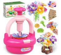 Kit Bouquet de Fleurs en Tissu pour Filles 4-8 Ans - Machine DIY avec Vase