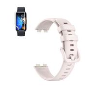 Kit Bracelet En Silicone Lisse Avec Boucle + Film Hydrogel Phonecare Compatible avec Huawei Band 8 - Rose