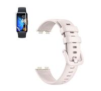 Kit Bracelet En Silicone Lisse Avec Boucle + Film Hydrogel Phonecare Compatible Avec Huawei Band 9 - Rose