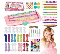 Kit Bracelet Kit Bracelet Fille Kit de Tressage Bracelet Bracelet Elastique Enfant Kit Kit Bracelet Elastique Friendship Bracelet Kit DIY Kit Créatif Enfant et d'artisanat ans Cadeau de Anniversaire