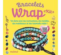 Kit Bracelets Wrap - Avec 1 Petit Métier À Tiser, 200 Perles Colorées Et 1 Cordon