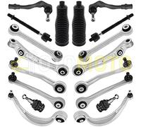 Kit bras de suspension avant compatible AUDI A4 B8 A5 8T Q5 8R triangle, rotule, biellette 18 pièces